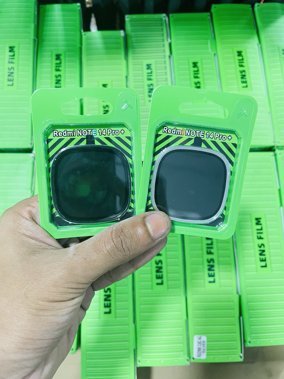 Picture of For Redmi Note 14 pro+ , LENS FILM Coverage Premium Quality Tempered Lens Glass Camera Protector.
