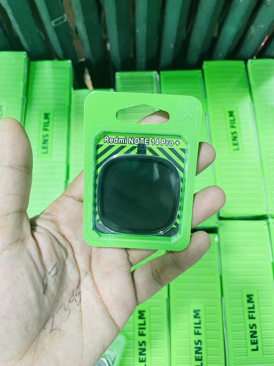 Picture of For Redmi Note 14 pro+ , LENS FILM Coverage Premium Quality Tempered Lens Glass Camera Protector.