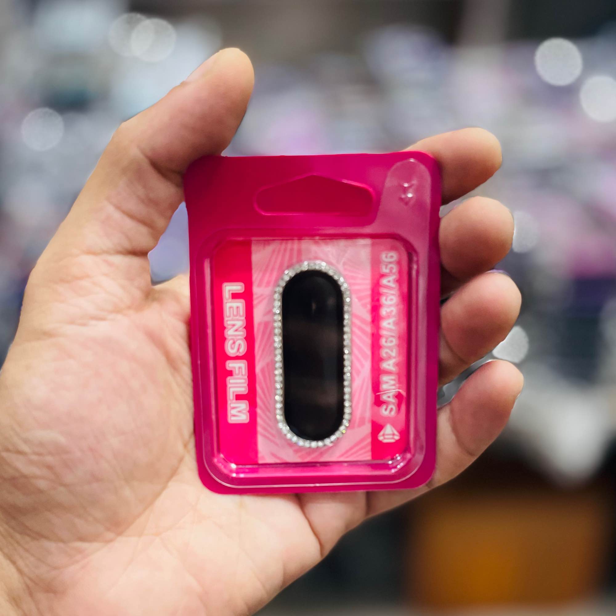 Picture of For Samsung A26/A36/A56 , LENS FILM Coverage Premium Quality Tempered Lens Glass Camera Protector.