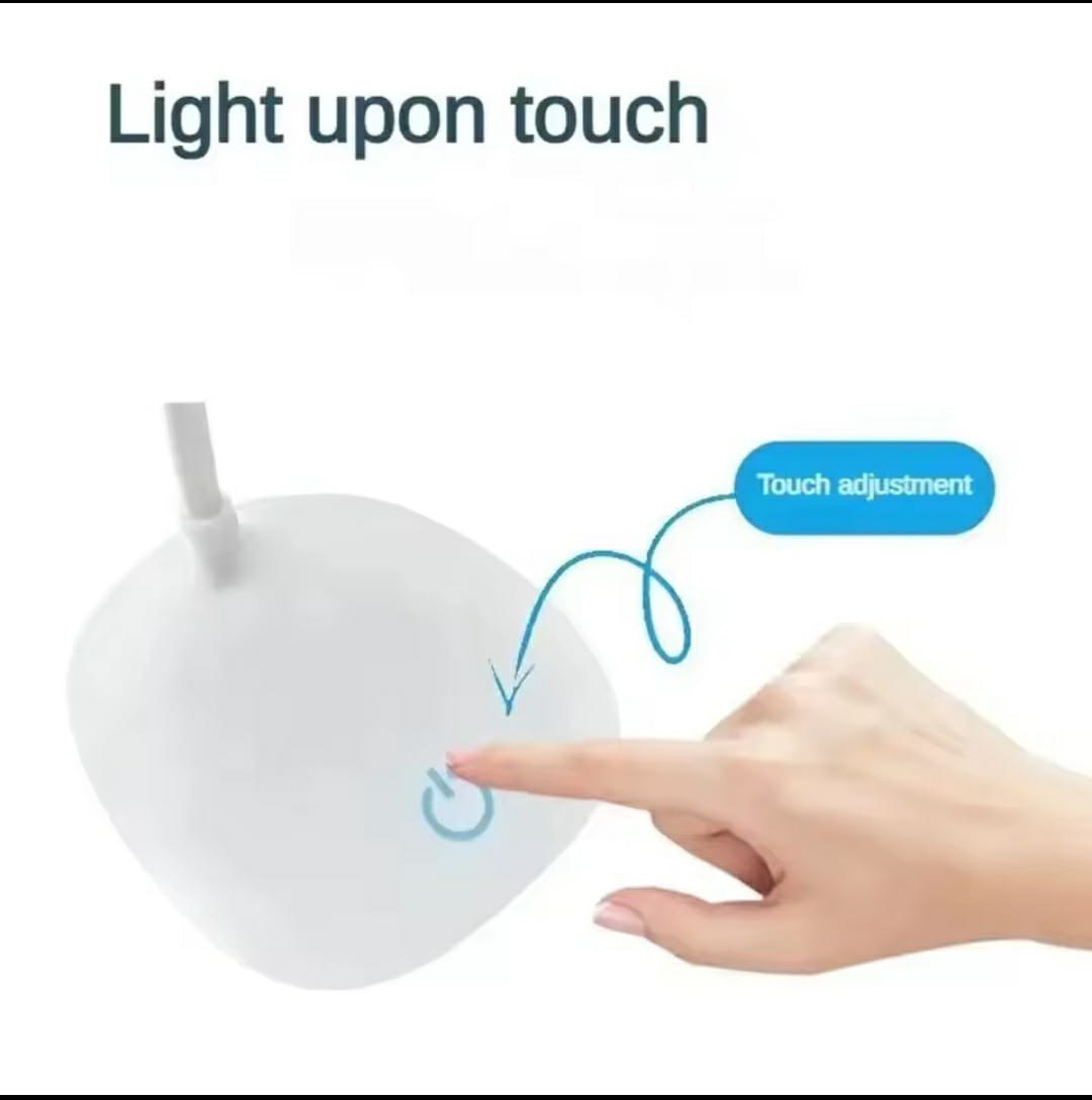 Picture of HomePro LED Desk Lamp, Rechargeable Touch Control With USB Charging Port Table Lamp For Reading, Study Lamp for Kids, Home, Office