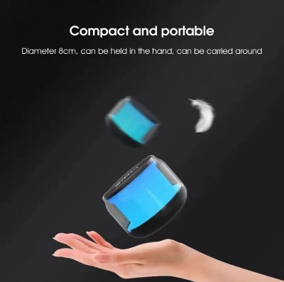 Picture of portable speaker ZIDLI D4 bluetooth speaker Al speaker BT V5.1 HIFI Bass RGB Mini Wireless Speaker