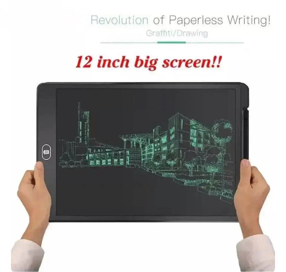 Picture of 12”/10”/8.5” LCD Writing Tablet Drawing Pad, Erasable E-writer, Office Writing Board, Digital Drawing Pad, Doodle Board