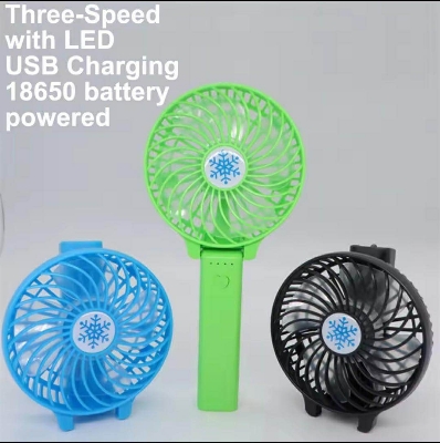 Picture of Mini Fan/New Mini Rechargeable USB Charging Portable Handheld 3 Gear Speed Desktop Fan