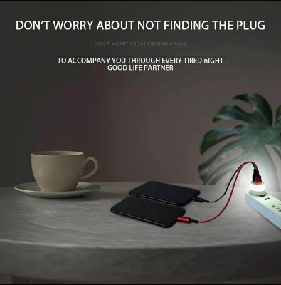 Picture of Table Lamps USB plug computer lamp usb mobile power charging small book led lamps eye protection reading light small round night light