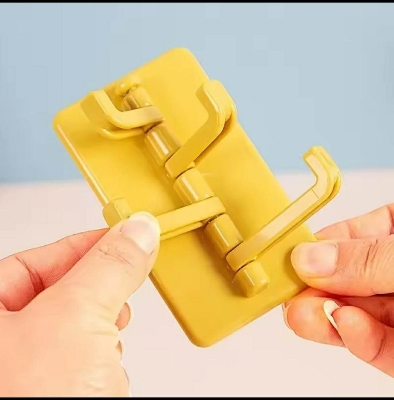 Picture of 1pice Bathroom Kitchen ABS Seamless Strong Self-adhesive Hooks Rotatable Wall Hanger Door Wall Mount Storage Stick Hook