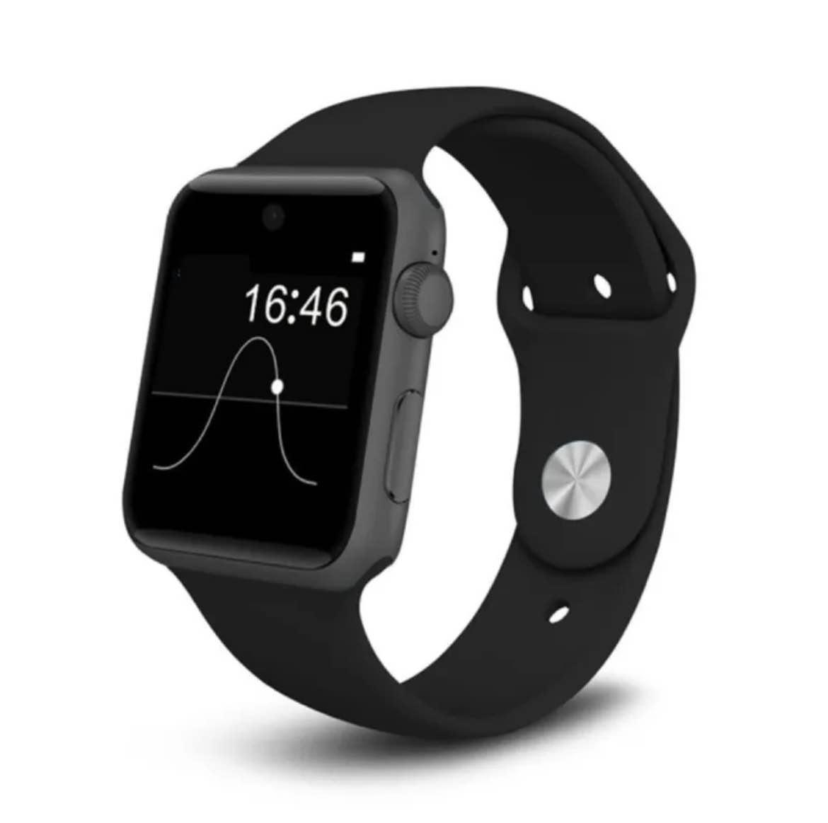 Picture of A1 Bluetooth Smart Watch with Camera, SIM Slot, Pedometer, Sleep Monitor, Music, Facebook, WhatsApp, 1.54-Inch Touch Screen, Supports Micro SIM and TF Card Slot, 16CM-23CM Wrist Size