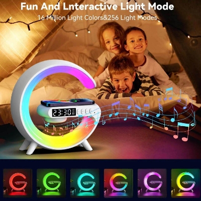 Picture of G63 Smart Light Sound Machine Fast Charging Alarm Clock