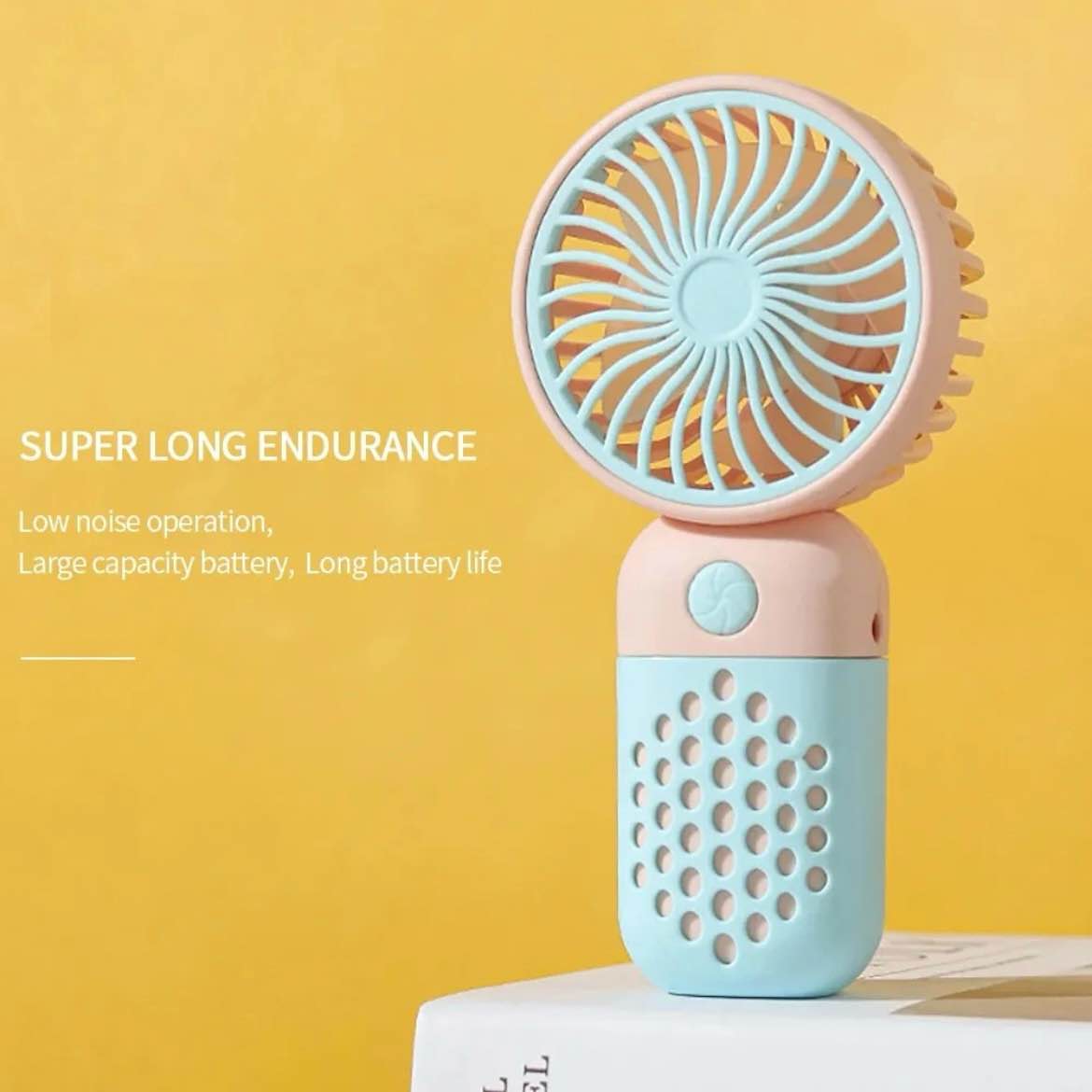 Picture of Z8 Handheld fan mini USB rechargeable small fan Portable outdoor student small electric fan