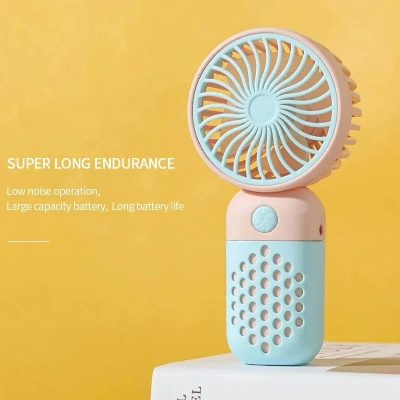 Picture of Z8 Handheld fan mini USB rechargeable small fan Portable outdoor student small electric fan