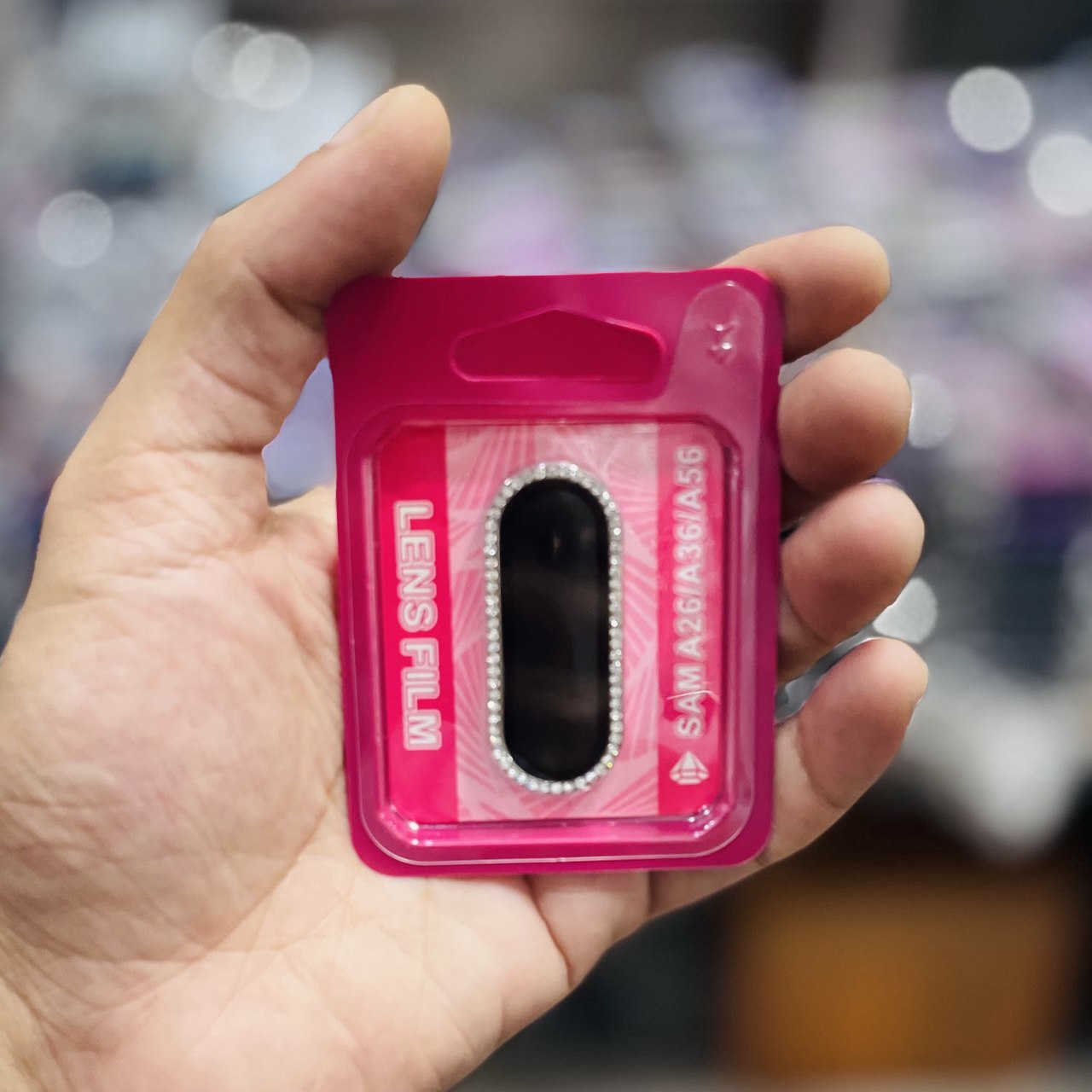Picture of For Xiaomi Redmi 12(4G)/Note12(4G)/Note12Pro(5G)/Note12Pro Pluse(5G)/Note13Pro Pluse(5G)/Note13Pro(4G)Redmi13(4G)/Note13(5G)/Note13Pro(5G)/Note14(4G)/Mi14C/Note14pro(4G)/Poco  X6/Poco  X6pro  Camera protector Ring Witrh Stone Aluminium Metal protector