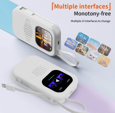 Picture of W18 Smart Powerbank – Watch, 8000mAh Battery, Bluetooth Calling,Wallpaper