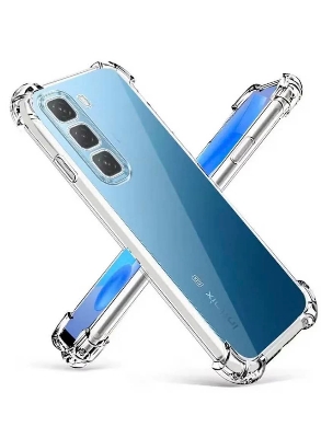 Picture of For Infinix Hot 50 Pro Plus Soft Transparent Shockproof Tpu Back Case/Cover Water Colour, With Camera Bumper protection in Premium Quality