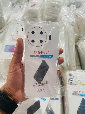 Picture of For Tecno Spark 20 pro plus Soft Transparent Shockproof Tpu Back Case/Cover Water Colour, With Camera Bumper protection in Premium Quality