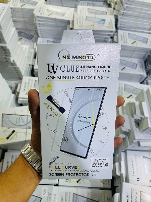 Picture of For MOTO EDGE 50 PRO  ONE MINUTE QUICK PASTE Full Screen 3D UV Curved Tempered Glass