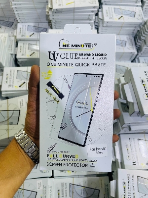 Picture of For honar 50pro For ONE MINUTE QUICK PASTE Full Screen 3D UV Curved Tempered Glass