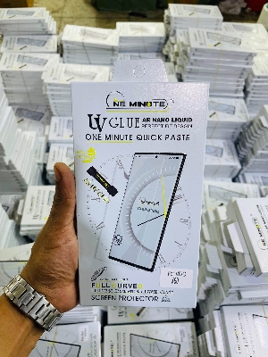 Picture of For vivo x90 ONE MINUTE QUICK PASTE Full Screen 3D UV Curved Tempered Glass