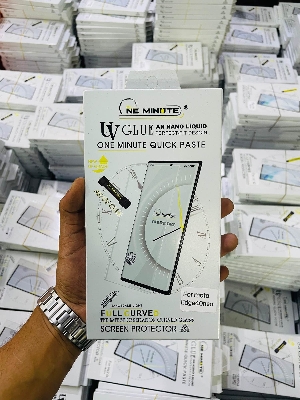 Picture of For moto edge40neo ONE MINUTE QUICK PASTE Full Screen 3D UV Curved Tempered Glass