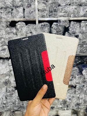 Picture of Leather Flip Folio Cover For Samsung Galaxy Tab A9 8.7 Inch Three Angle Standing Mode With Magnetic Lock Ultra Slim Smooth Tab Compatible For Samsung Galaxy Tab A9 8.7 Inch