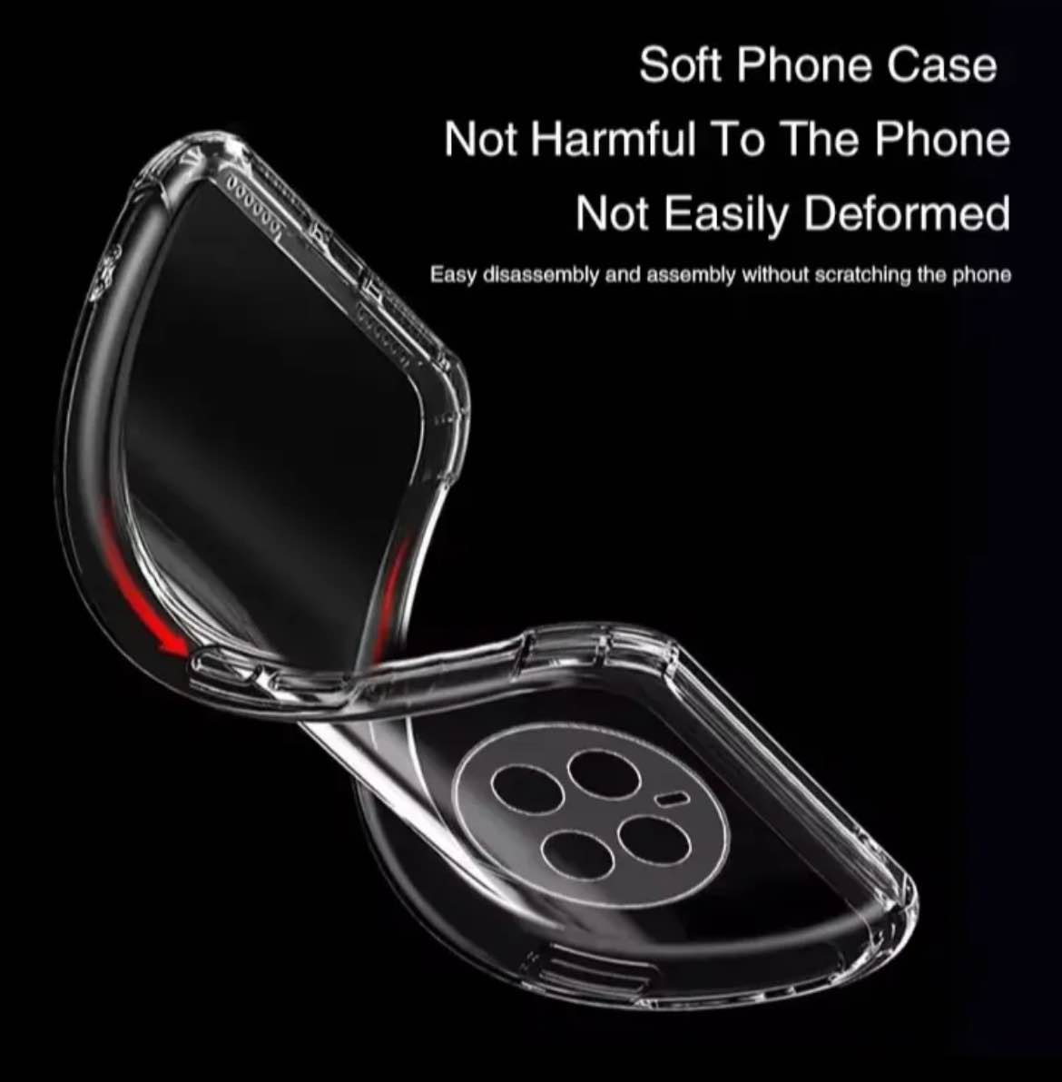 Picture of For Realme C71 4G Global  Silicone Airbag cover Shockproof Transparent Protective Clear Back Cover TPU Case