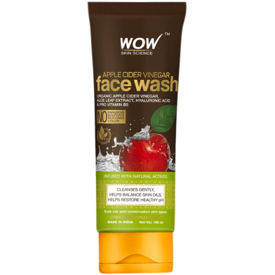 Wow Skin Science Apple Cider Vinegar Facewash 100 ml Cosmetic Shopping Zone online shop bangladeshothoba.com
