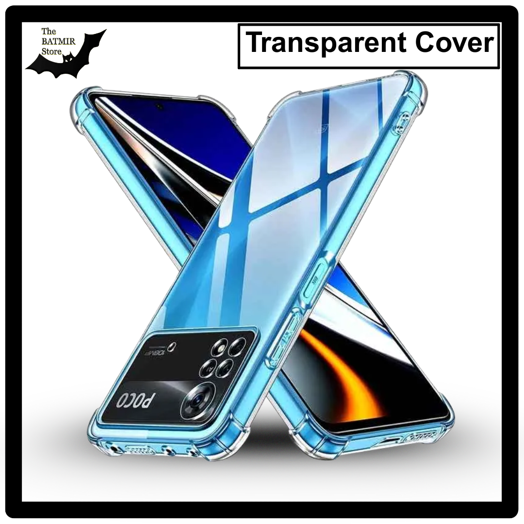 Picture of For Xiaomi Poco X4 Pro 5G Transparent Cover TPU Soft Flexible Airbag Transparent Silicone Case | Back Case Cover For Smartphone