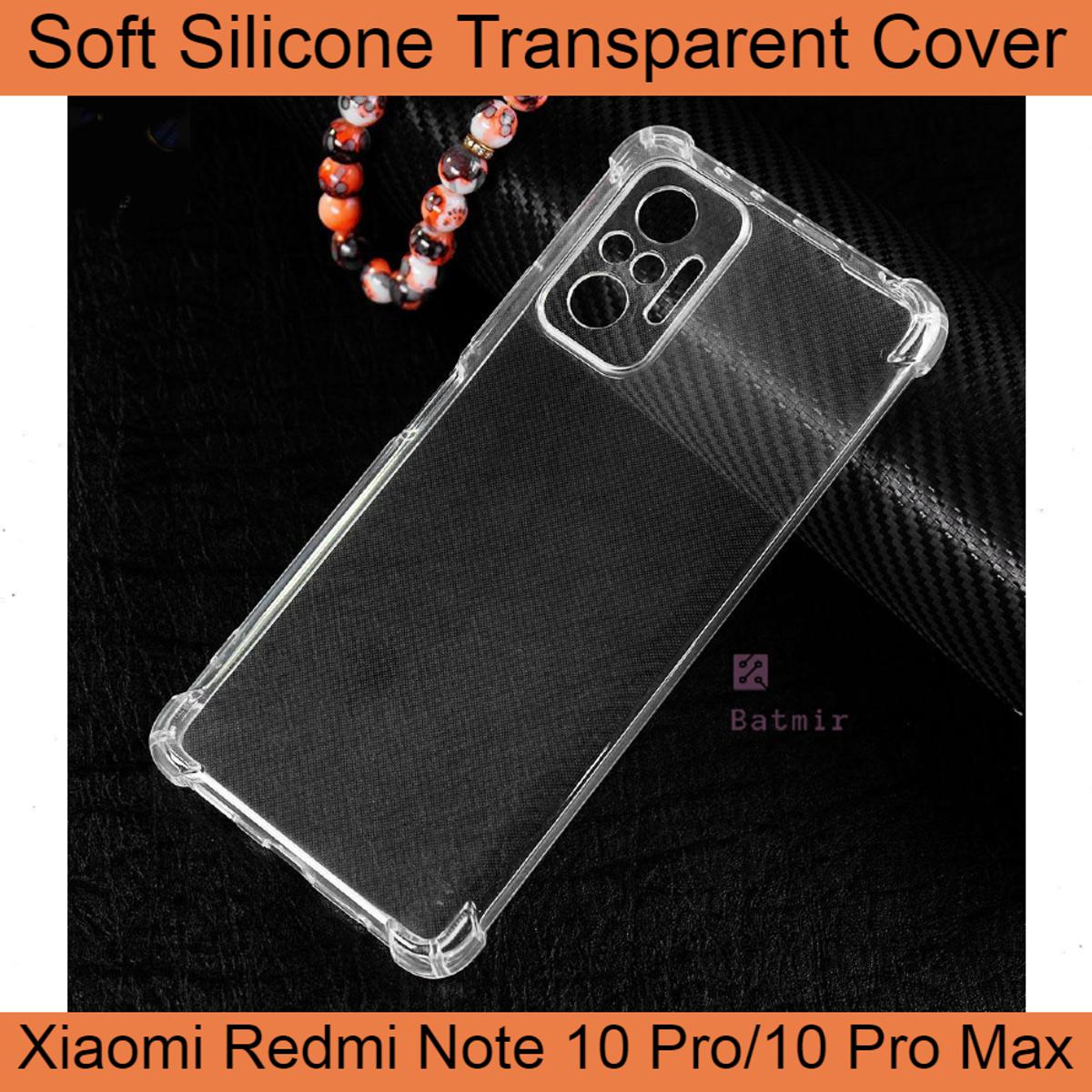 Picture of For Xiaomi Redmi Note 10 Pro / Note 10 Pro Max Back Cover Soft Flexible Transparent Silicone Case