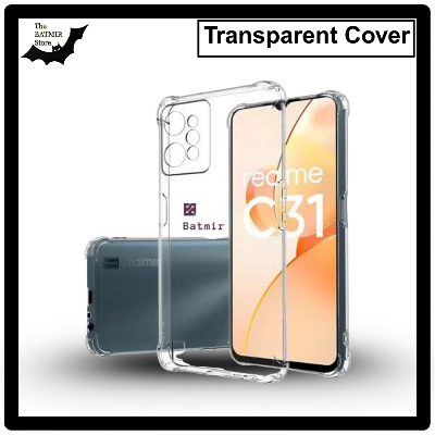 Picture of For Realme C31 Transparent Cover TPU Soft Flexible Airbag Transparent Silicone Case | Back Case Cover For Smartphone