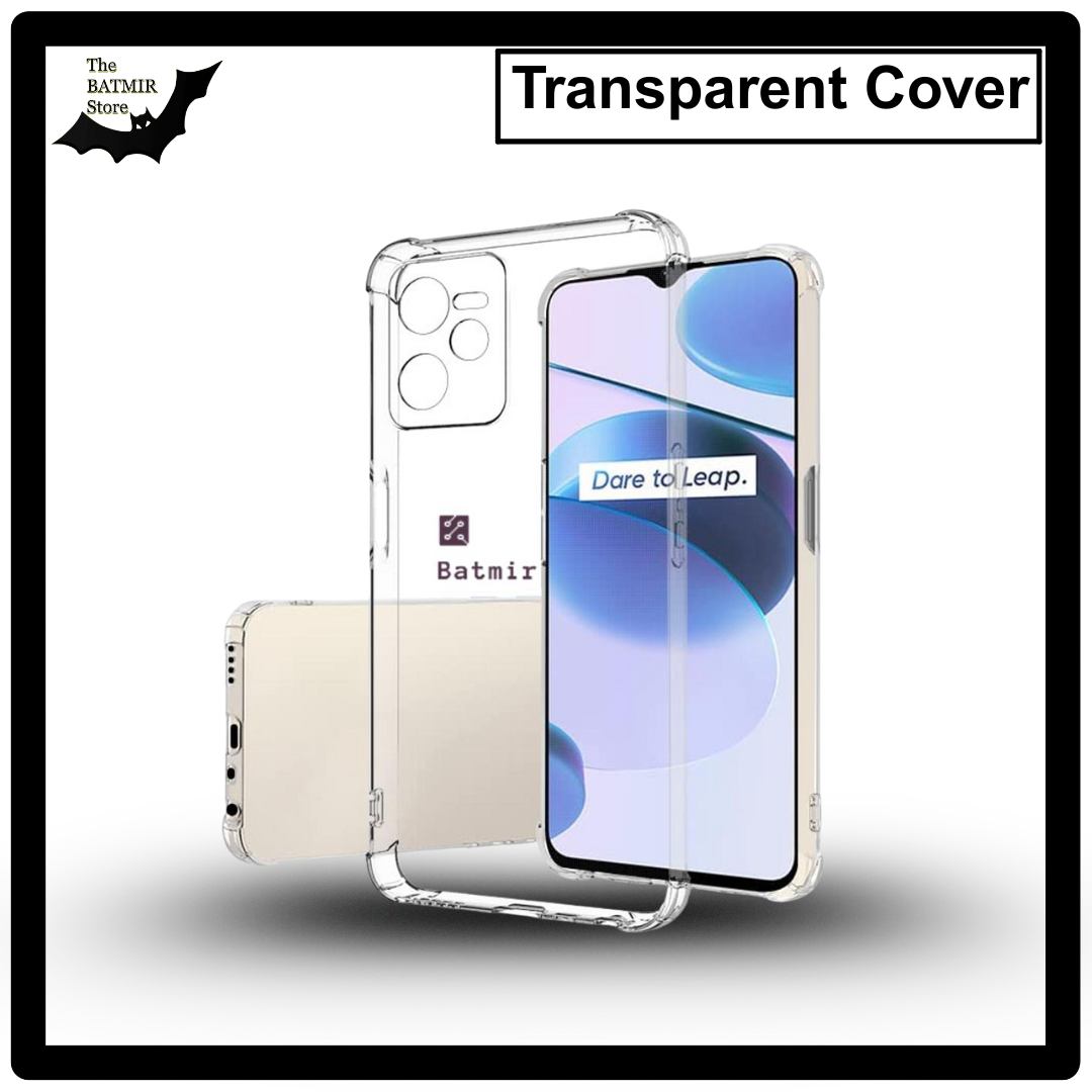 Picture of For Realme C35 / Realme Narzo 50A Prime Transparent Cover TPU Soft Flexible Airbag Transparent Silicone Case | Back Case Cover For Smartphone