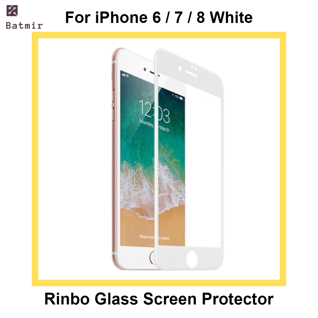 Picture of For Apple iPhone 6/ iPhone 7/ iPhone 8 Rinbo Screen Protector Tempered Glass 11D 9H Hardness Mobile Screen Protector