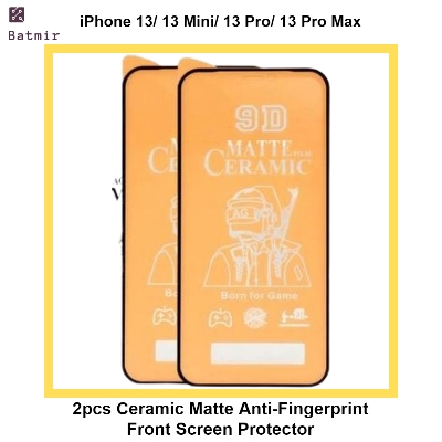 Picture of For Apple iPhone 13/ iPhone 13 Mini/ iPhone 13 Pro/ iPhone 13 Pro Max 2pcs Ceramic Matte Anti-Fingerprint Front Screen Protector (Not Glass)