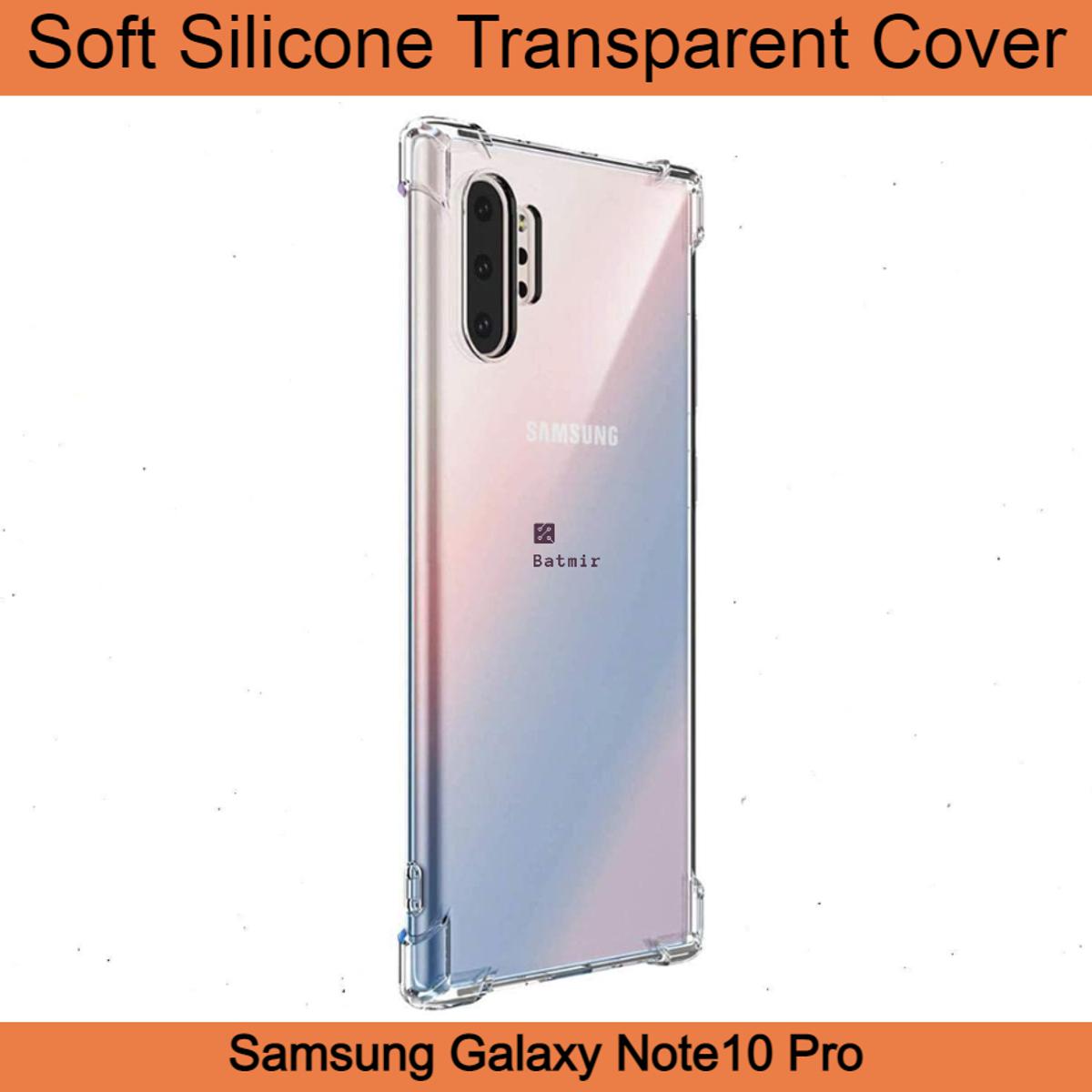 Picture of For Samsung Galaxy Note10 Pro Back Cover Soft Flexible Airbag Transparent Silicone Case