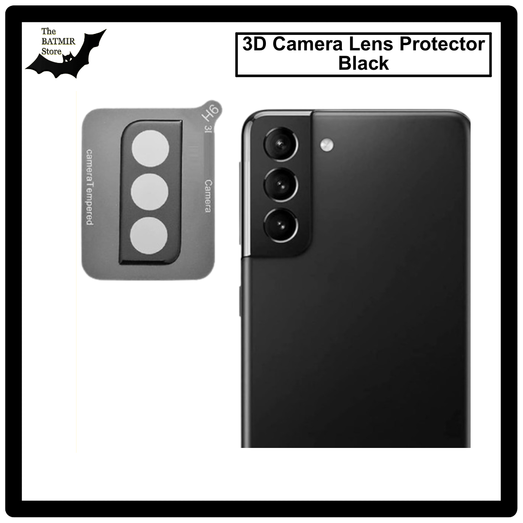 Picture of For Samsung Galaxy S21 FE 5G 3D Curved Camera Lens Protector Lens Shield Latest Generation Curvy Border Glass Membrane HD Tempered Glass Camera Full Lens Protector for Mobile