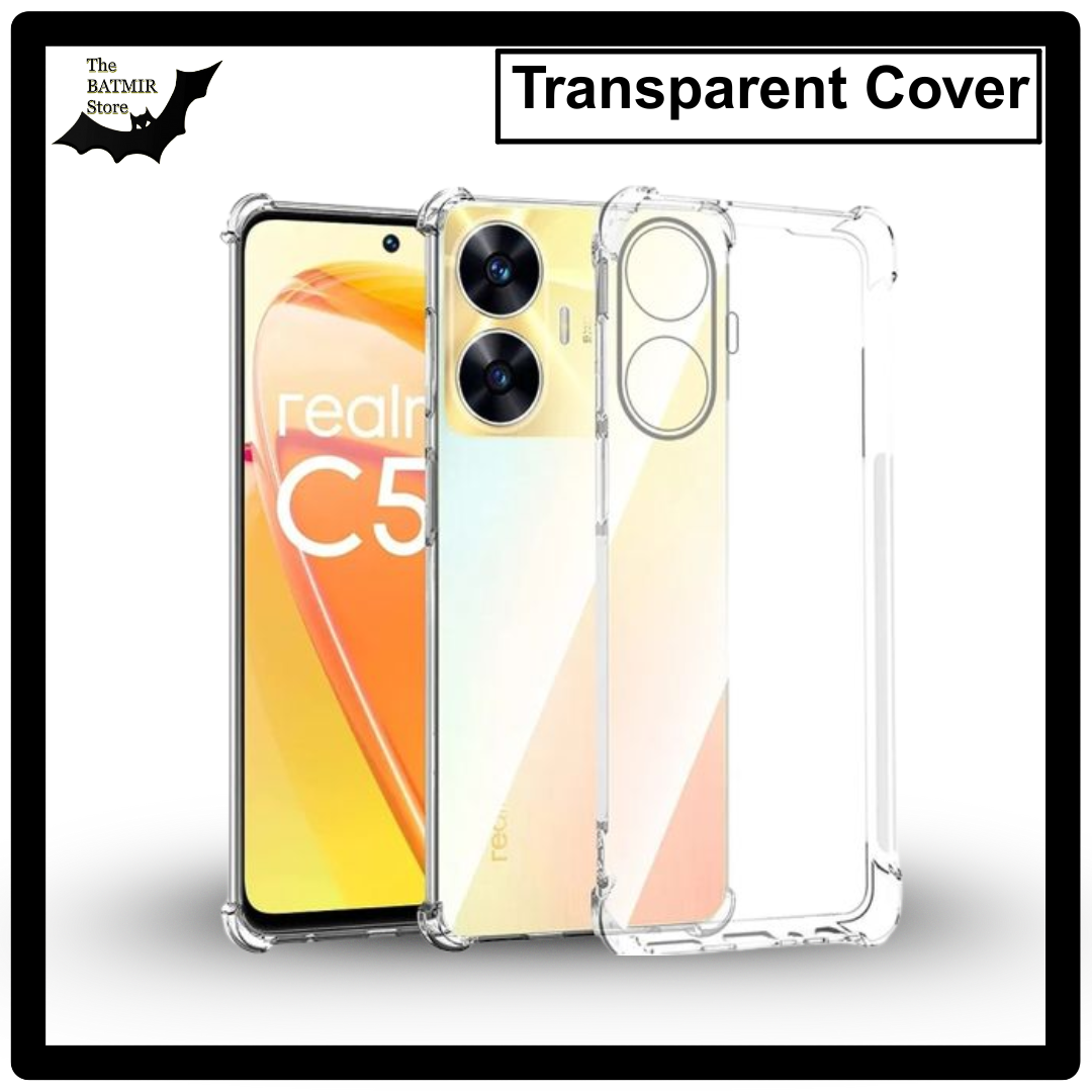 Picture of For Realme C55 4G Transparent Cover TPU Soft Flexible Airbag Transparent Silicone Case | Back Case Cover For Smartphone