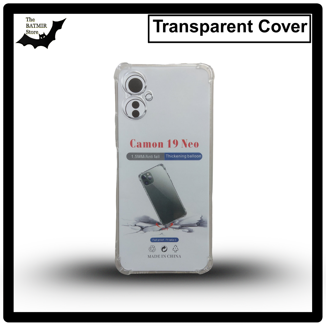 Picture of For Tecno Camon 19 Neo Transparent Cover TPU Soft Flexible Airbag Transparent Silicone Case | Back Case Cover For Smartphone