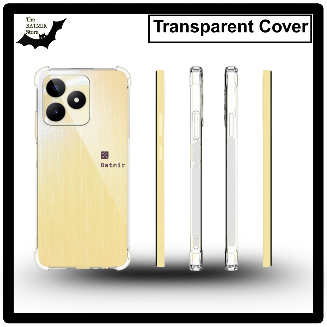 Picture of Realme Narzo N53/ Realme C53 4G Transparent Cover TPU Soft Flexible Airbag Transparent Silicone Case | Back Case Cover For Smartphone