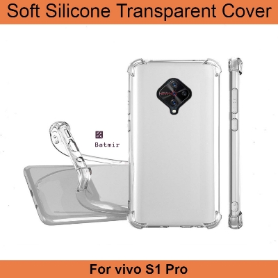 Picture of For vivo V17/ S1 Pro/ Y9S Back Cover Soft Flexible Airbag Transparent Silicone Case