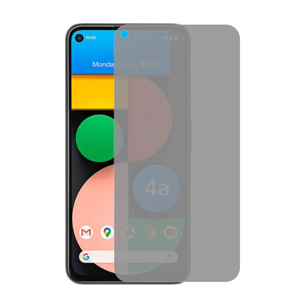 Picture of For Google Pixel 5 Privacy Anti Spy Front Screen Protector 2.5D 9H Hardness Glass Protector