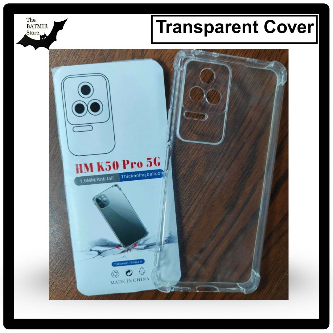 Picture of For Xiaomi Redmi K50/ K50 Pro 5G Transparent Cover TPU Soft Flexible Airbag Transparent Silicone Case | Back Case Cover For Smartphone