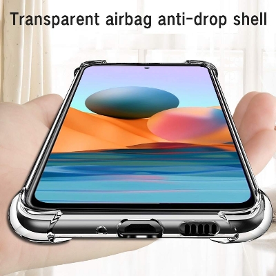 Picture of For Vivo iQOO Z9s 5G/ V40E 5G Transparent Cover TPU Soft Flexible Airbag Transparent Silicone Case | Back Case Cover For Smartphone