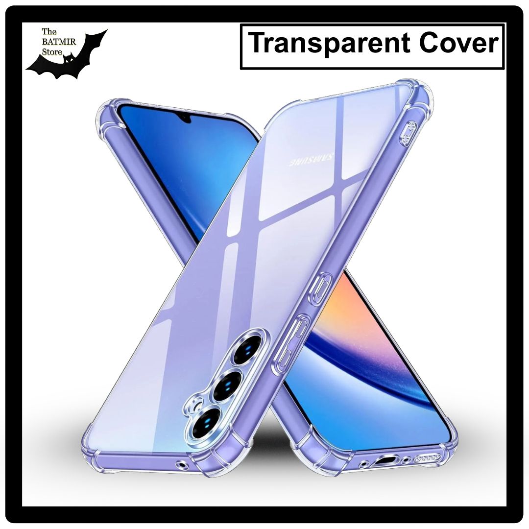 Picture of For Samsung Galaxy A55 5G Transparent Cover TPU Soft Flexible Airbag Transparent Silicone Case | Back Case Cover For Smartphone