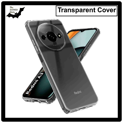 Picture of For Xiaomi Redmi A3 4G/ A3X/ Poco C61 4G Transparent Cover TPU Soft Flexible Airbag Transparent Silicone Case | Back Case Cover For Smartphone