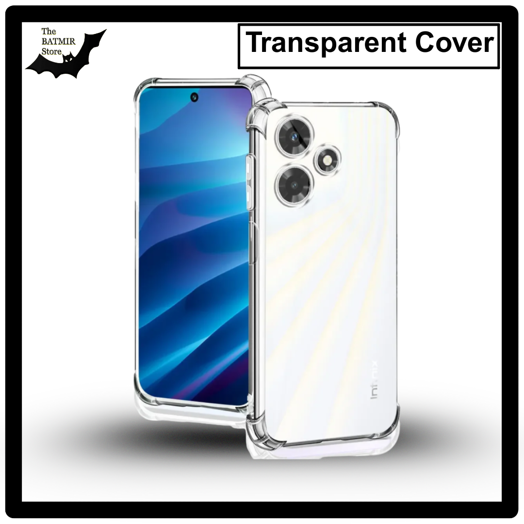 Picture of For Infinix Hot 30 Transparent Cover TPU Soft Flexible Airbag Transparent Silicone Case | Back Case Cover For Smartphone