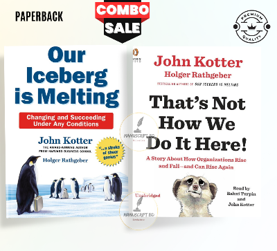 Picture of Our Iceberg is Melting, That's Not How We Do It Here 2 Books Collection Set By John Kotter, Holger Rathgeber