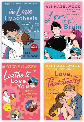 Picture of Ali Hazelwood Bestselling Books Combo (The Love Hypothesis, Love on the Brain, Loathe to Love You & Love Theoretically)