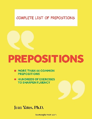 Picture of PREPOSITIONS: Complete list of prepositions by Jean Yate - Premium - Paperback