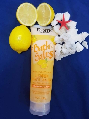 FASMC Bath Salts Body Massage Scrub Lemon-  380ml Cosmetic Shopping Zone online shop bangladeshothoba.com