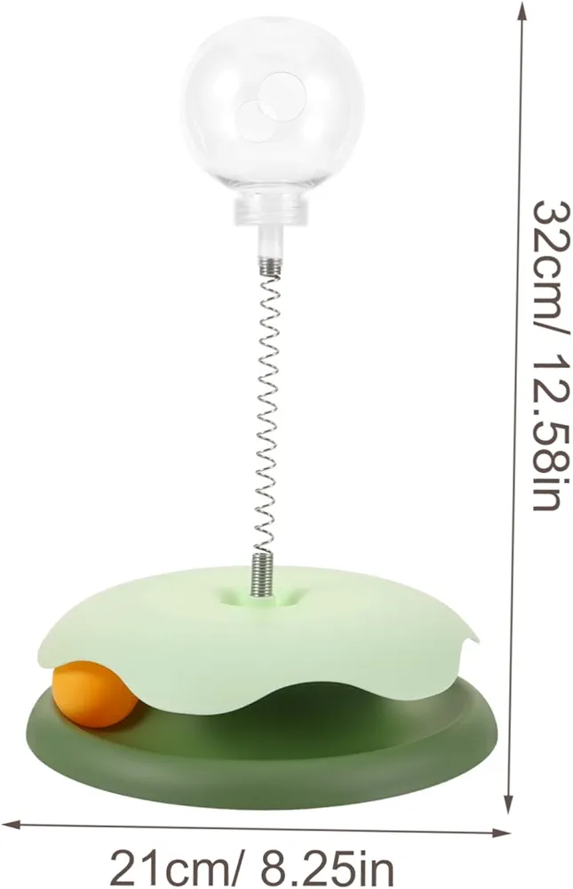 Picture of Interactive Cat Toy Indoor Exercise Spring Toy for Cats Treat Dispenser