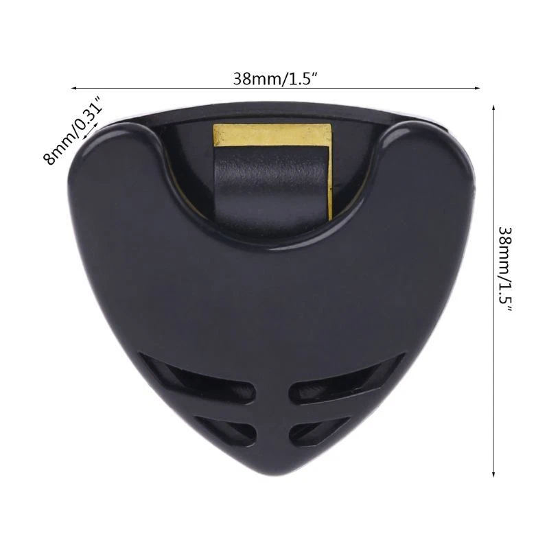 Picture of Premium Guitar Pick Holder Plastic Plectrum Case Mediator Quick Storage Self Adhesive