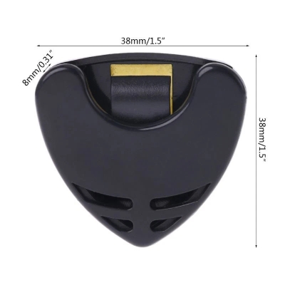 Picture of Premium Guitar Pick Holder Plastic Plectrum Case Mediator Quick Storage Self Adhesive