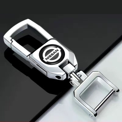 Picture of Nissan Car Logo Keychain Creative Car Key Chain Alloy Metal Keyring
